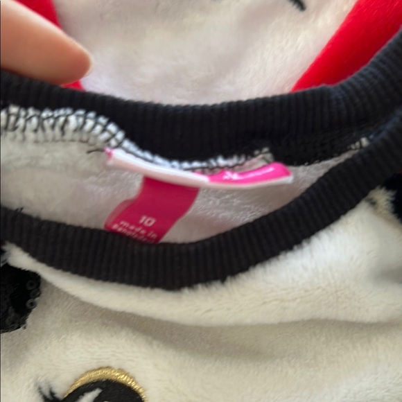 Penelope Mack Red and White Animal Print Kids plush sweaters so cute - Picture 5 of 10